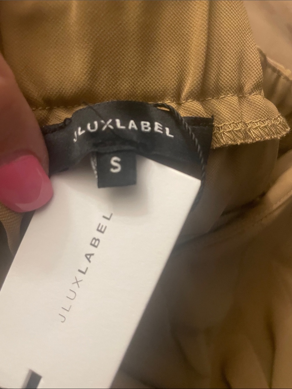 JLUXLABEL Olive Signature Elegance Trousers - Picture 13 of 14